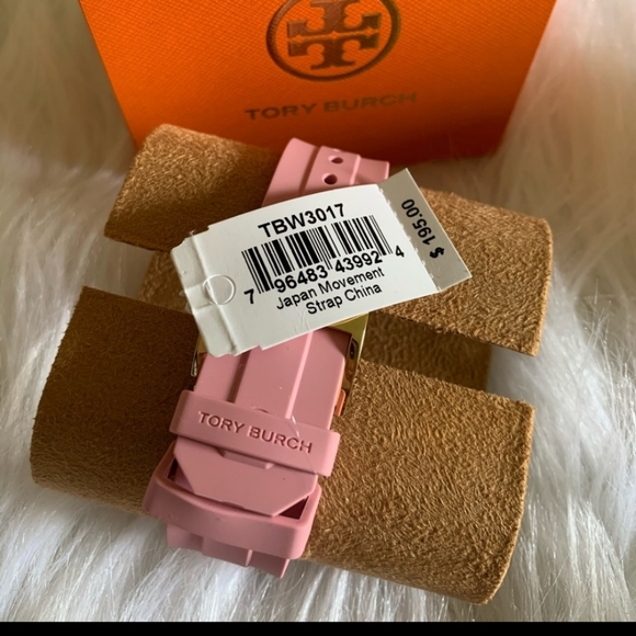 Tory Burch pink ladies watch